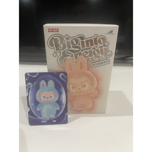 💙Authentic - Hope - Labubu POP MART The Monsters V3 Big Into Energy 💙 POP MART