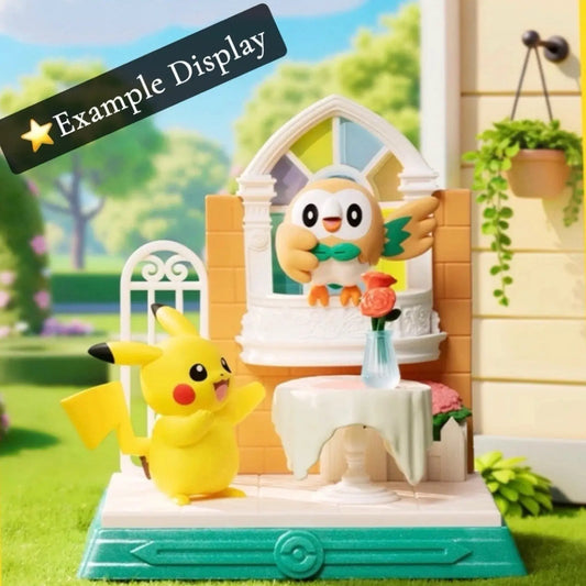 Rowlet & Pikachu Pokémon Authentic Funism Pikachu and Friends Figure Display funism