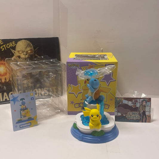 Squirtle & Pikachu Pokémon Authentic Funism Pikachu and Friends Figure Display funism