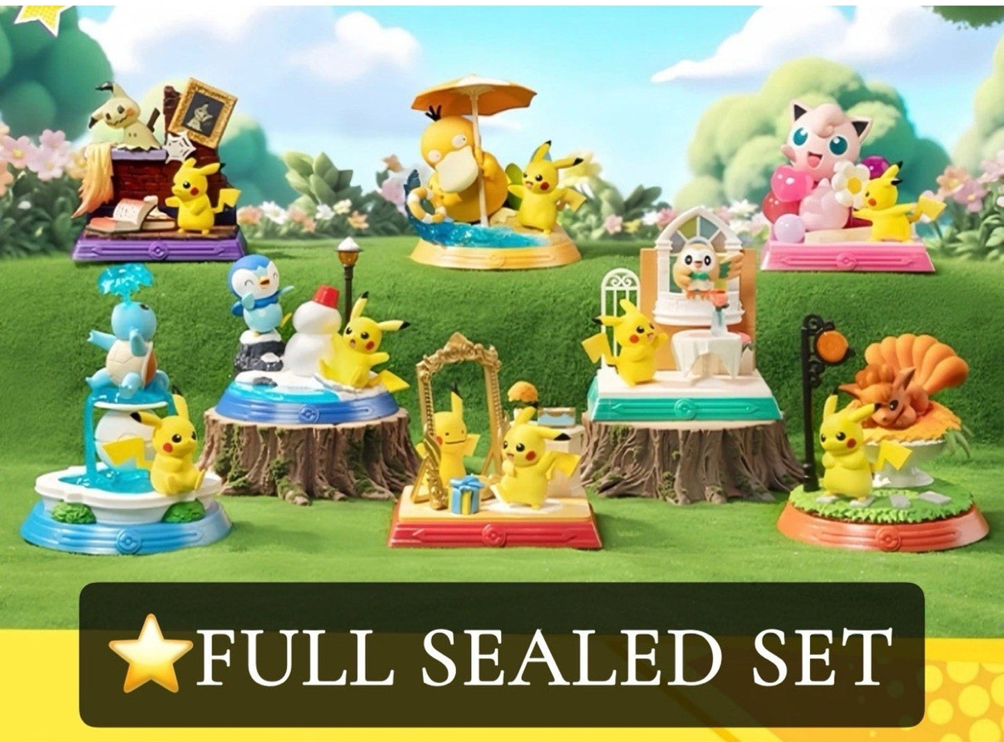 ⚠️ BULK CASES (8 Toys per case) Pokémon Authentic Funism Pikachu and Friends Figure Blind Boxes MOQ 3 CASE Funism