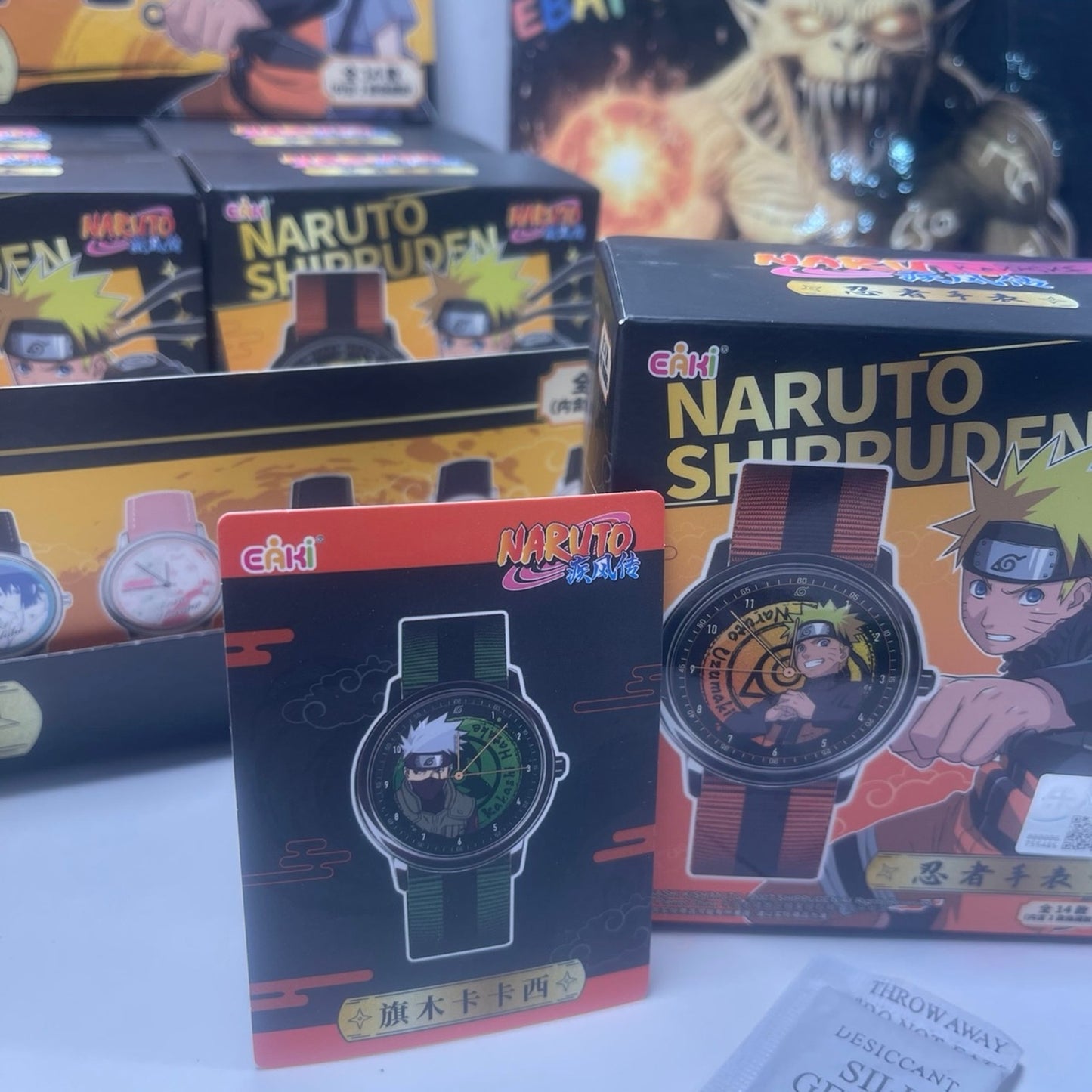 KAKASHI Limited EAKI Naruto Watch Confirmed Blind Box – Anime Collectible Magic Monster Store