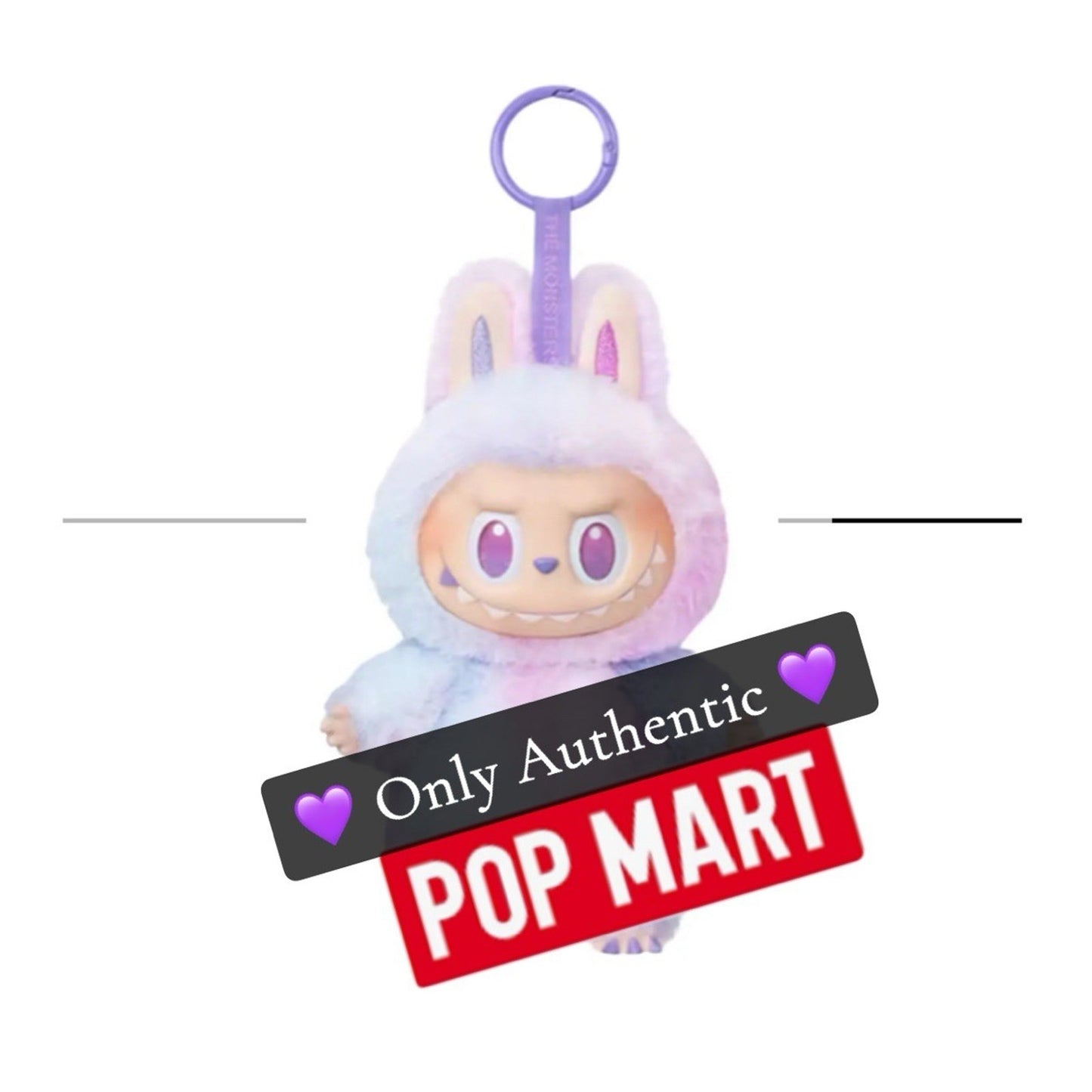 💜 POP MART Labubu V3 Big Into Energy The Monsters LUCK Plush AUTHENTIC 💜 Pop Mart