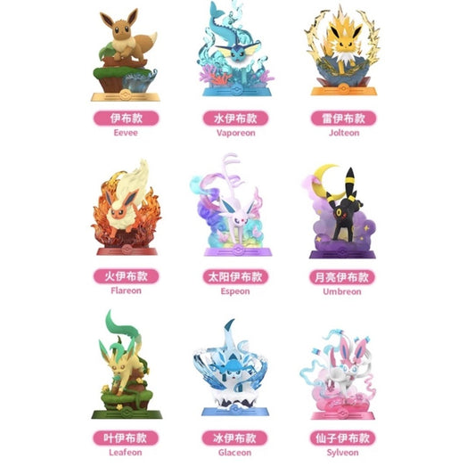 ⚠️NEW Authentic Funism Pokémon Eevee Evolution Case 9 Blind Box second edition MOQ 3 CASES⚠️ Funism