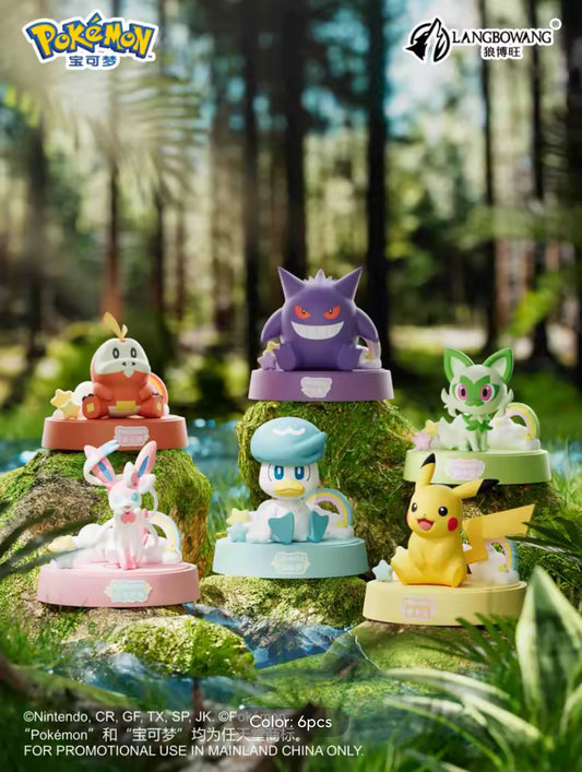 ⚠️ Official Pokemon Aromatherapy Series Ornaments Car Desktop Sealed Cases (6per) -LangBoWang