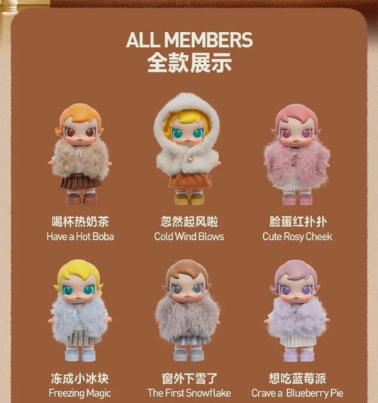 Baby Molly Winter Fit Check Series Sealed Cases (6 Blind Box Dolls) FREE SHIPPING MOQ 3 case POP MART