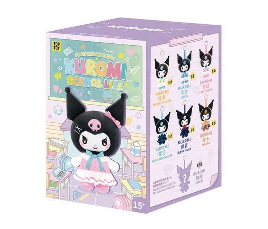 TOP TOY Sanrio Kuromi School Life Series Sealed cases (6per case) Hello Kitty Plush Keychains MOQ 3 Cases FREE SHIPPING TOP TOY