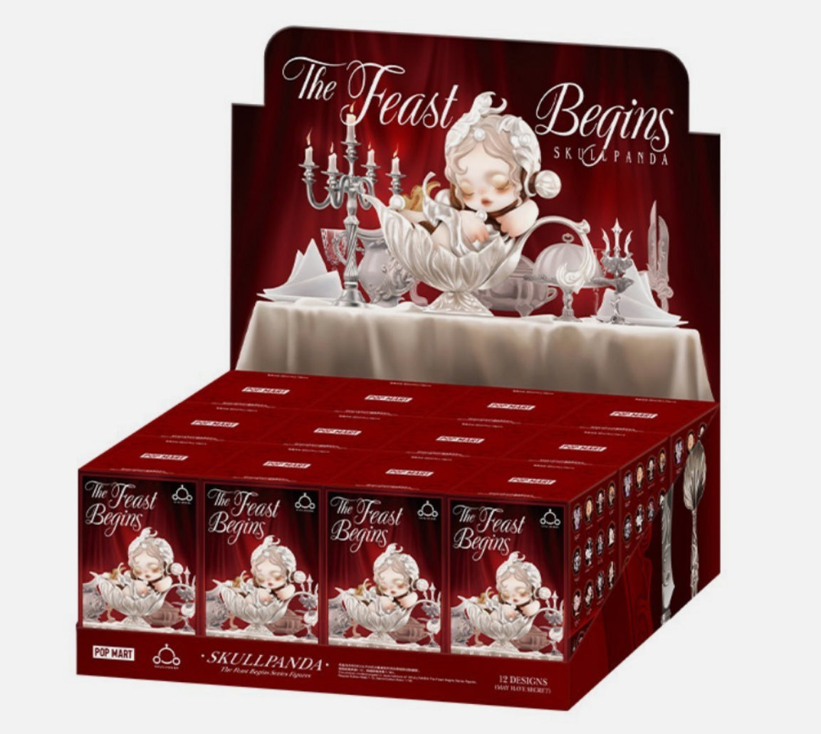 POPMART Skull Panda The Feast Begins Sealed Cases BULK (12 blind box per case) FREE SHIPPING MOQ 3 case POP MART