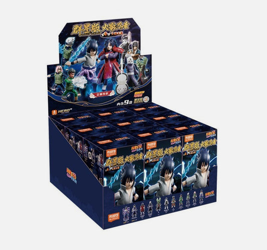 💥 Blokees Naruto Shippuden Galaxy Version 04 "War Begins" Sealed Cases model Figures (9 per set) Magic Monster Market