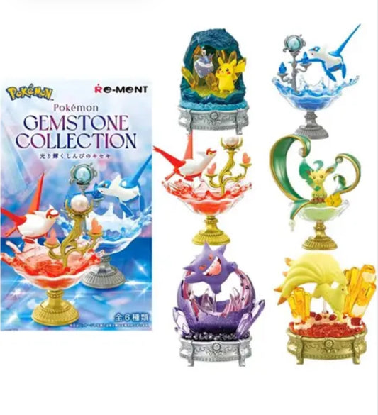 ⚠️ Re-Ment Pokemon Gemstone Collection Shiny Miracle of Mystery Bulk Cases (6 per Case) FREE SHIPPING