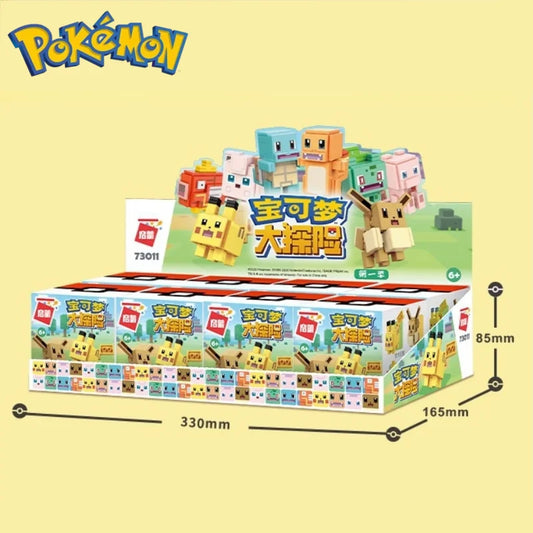⚠️  Pokemon Adventure Series Building Block Blind Box Sealed Cases (8per) Season 1 Adventure Anime Action