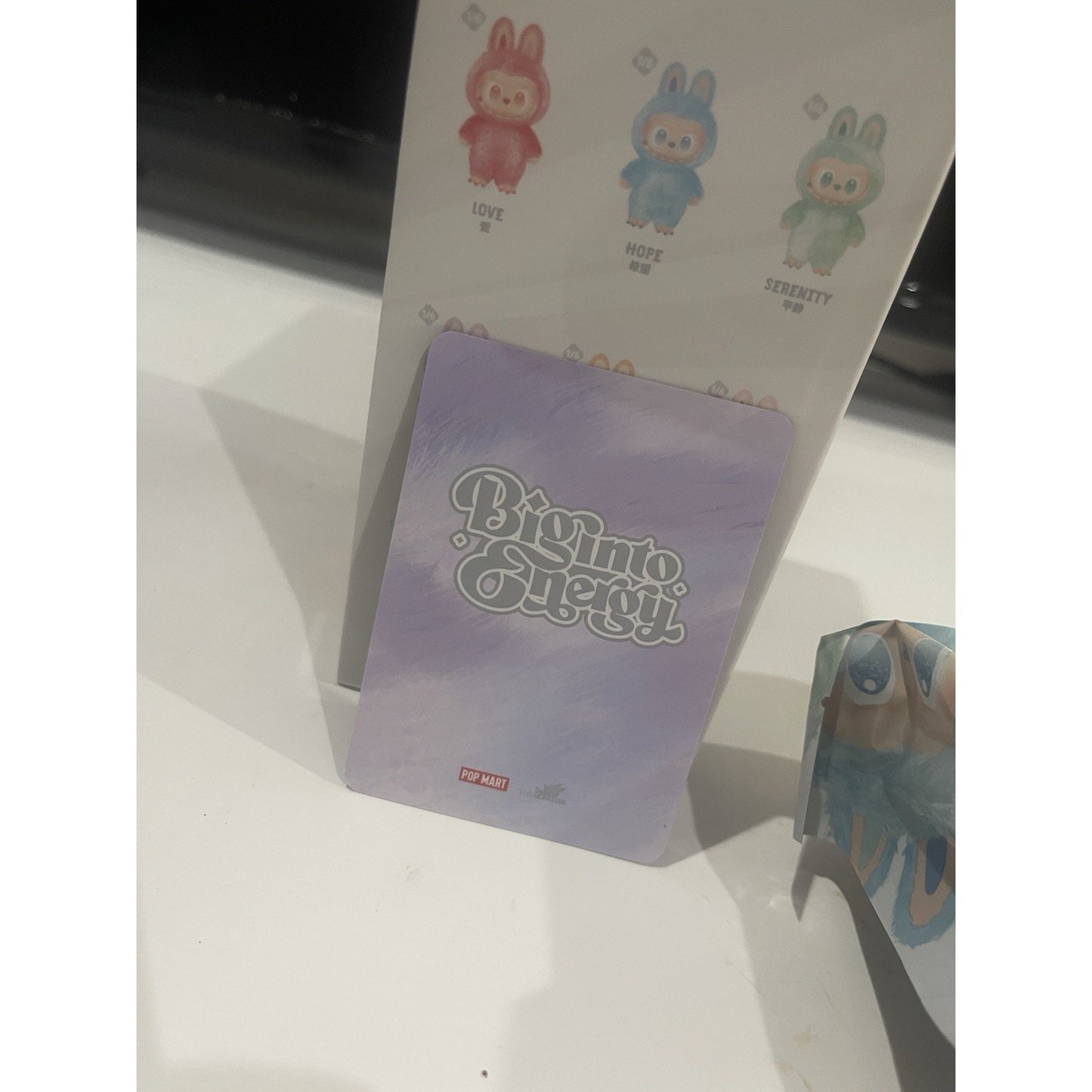 💜 POP MART Labubu V3 Big Into Energy The Monsters LUCK Plush AUTHENTIC 💜 Pop Mart