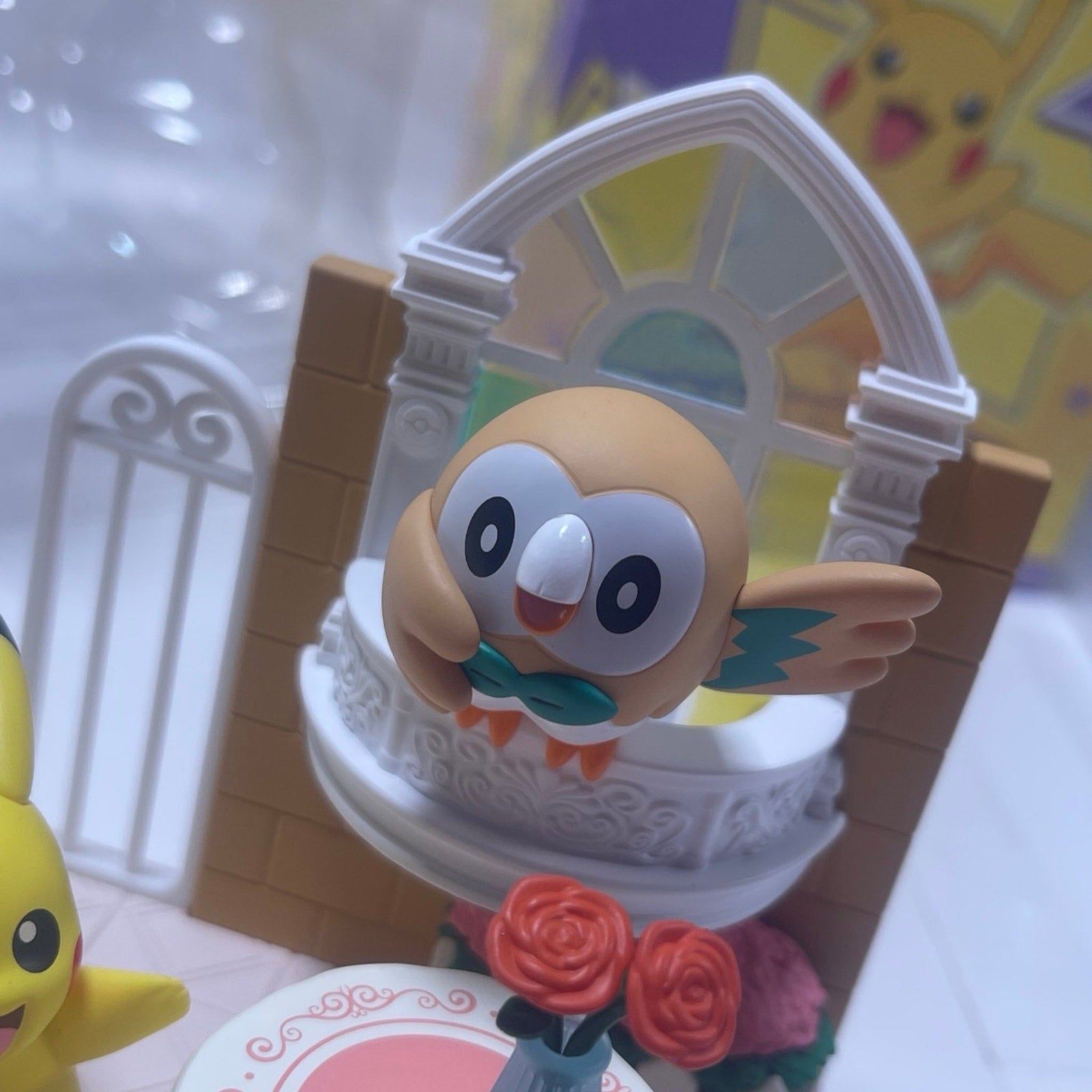 Rowlet & Pikachu Pokémon Authentic Funism Pikachu and Friends Figure Display funism