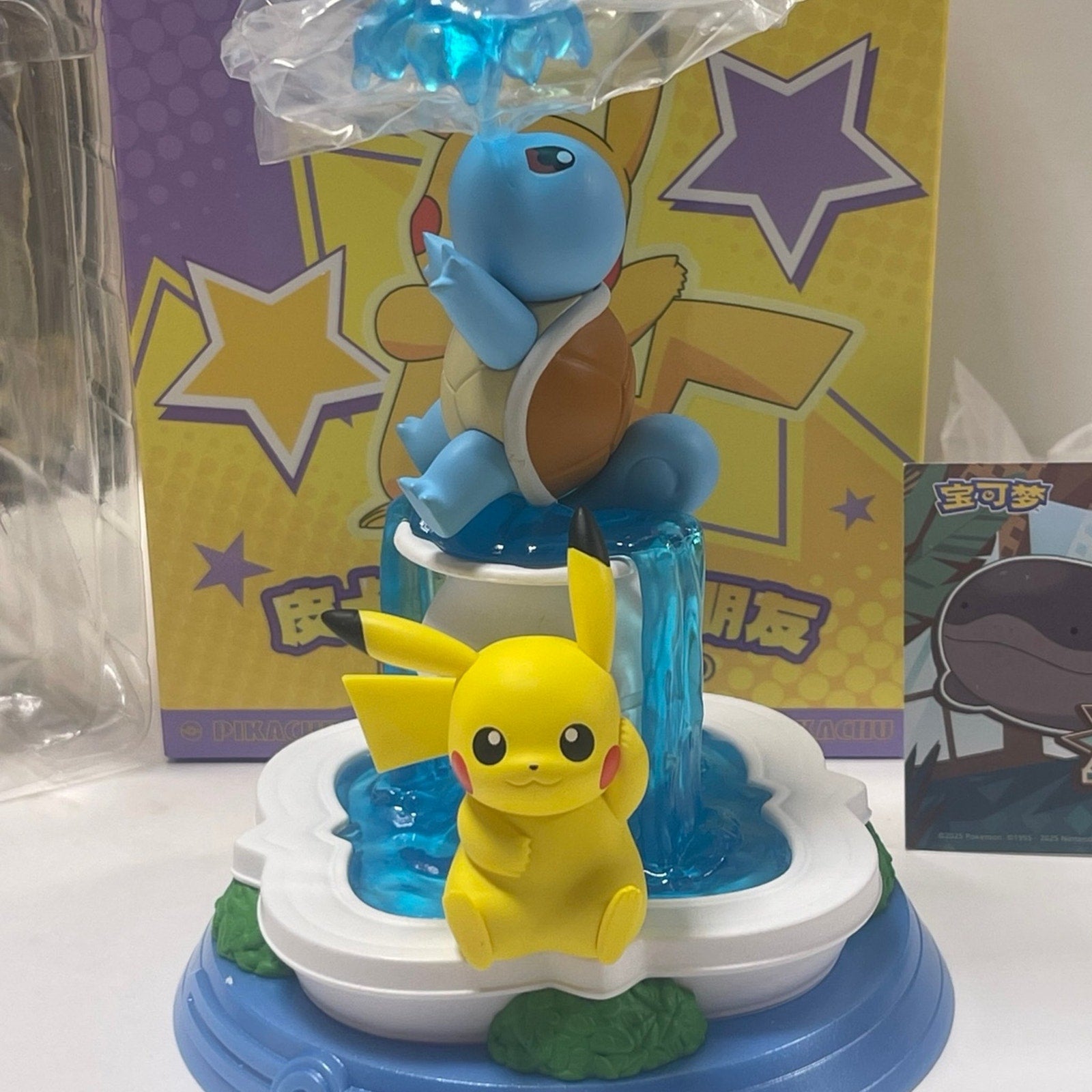Squirtle & Pikachu Pokémon Authentic Funism Pikachu and Friends Figure Display funism