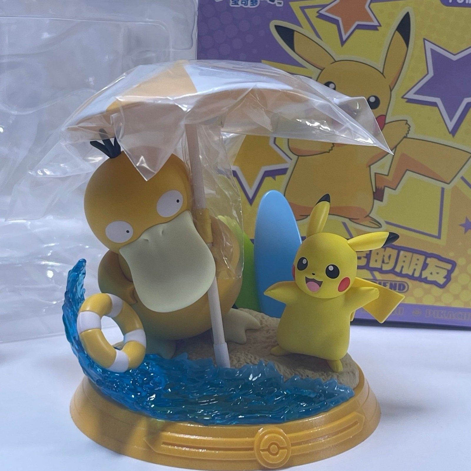 Psyduck & Pikachu Pokémon Authentic Funism Pikachu and Friends Figure Display funism