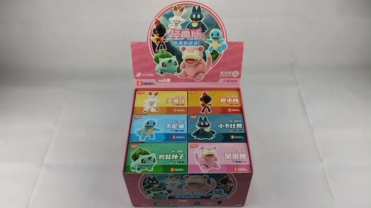 ⚠️ Official Blokees CVS Pokemon Bulbasaur Squirtle Munchlax +3 1:18 Action Figure model kit Series sealed cases(6 figures per Case)